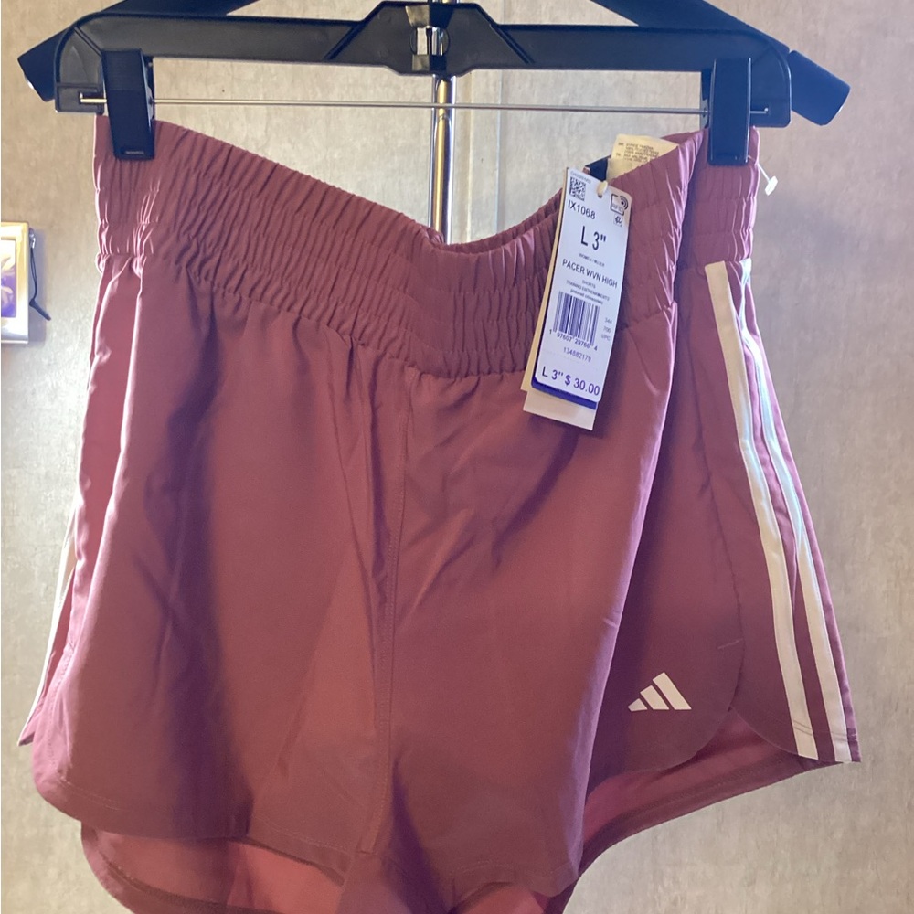 Adidas Women's Pink Athletic Shorts